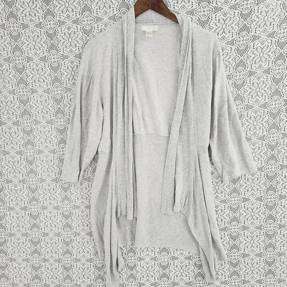 Kenar Open front half sleeve sweater cardigan women's 3X